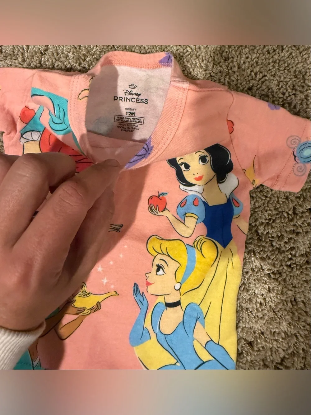 Disney Princess 2-Piece Pajama Set | 12M